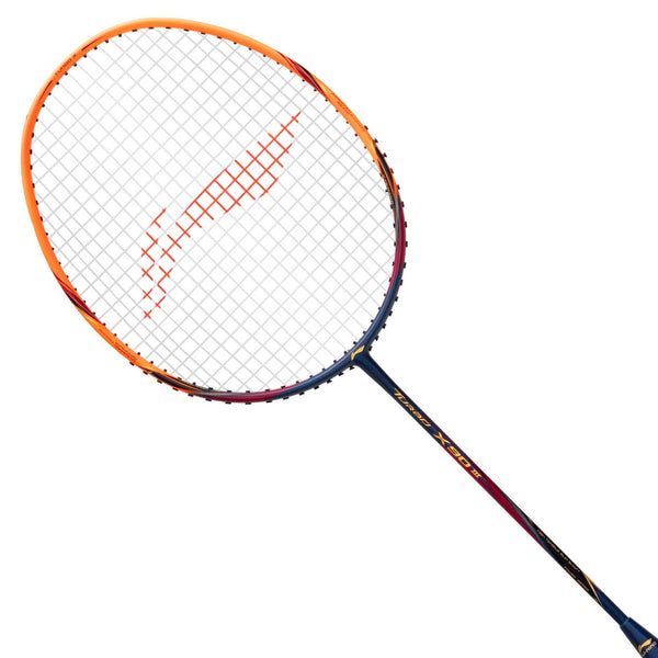 Li-Ning Turbo X 90 III Badminton Racket (Navy/Orange)