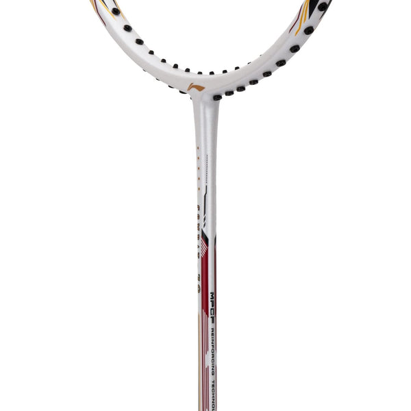 Li-Ning Combat Z8 Badminton Racket (White/Gold/Red)