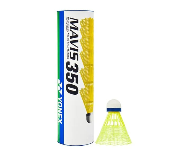 10 Tubes Yonex Mavis 350 Yellow outlet Nylon Shuttlecocks, Blue Cap, Made in Japan New