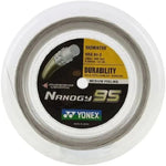 Yonex Nanogy 95 Badminton String Reel (200m) Silver Gray