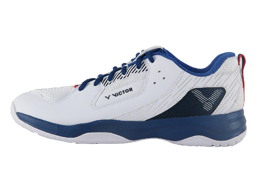 Victor A311 AF Unisex Badminton Shoes (White/Blue)